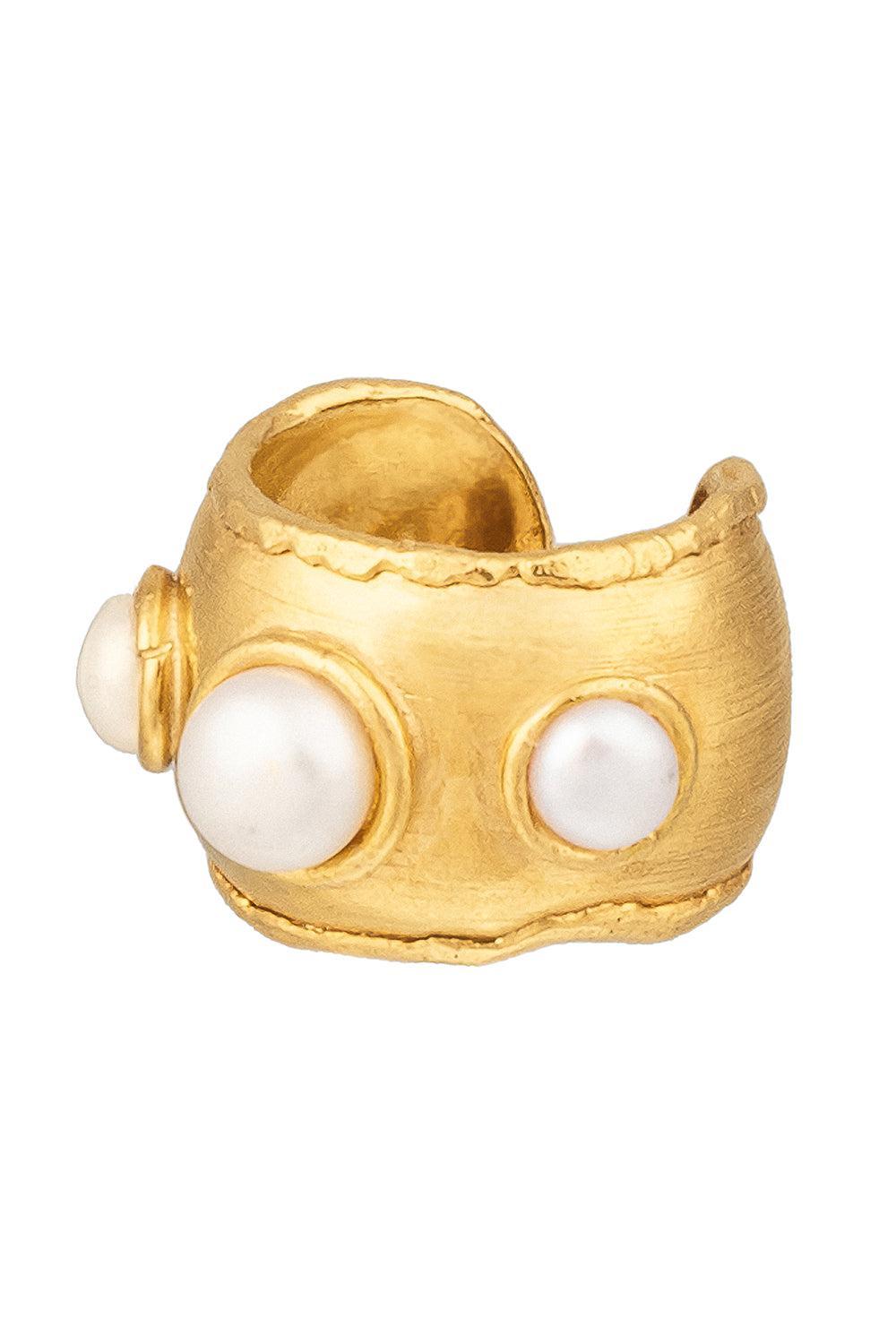 Pearl Dune Ring-YELLOW-7-JEWELRYBOUTIQUERING-SYLVIA TOLEDANO