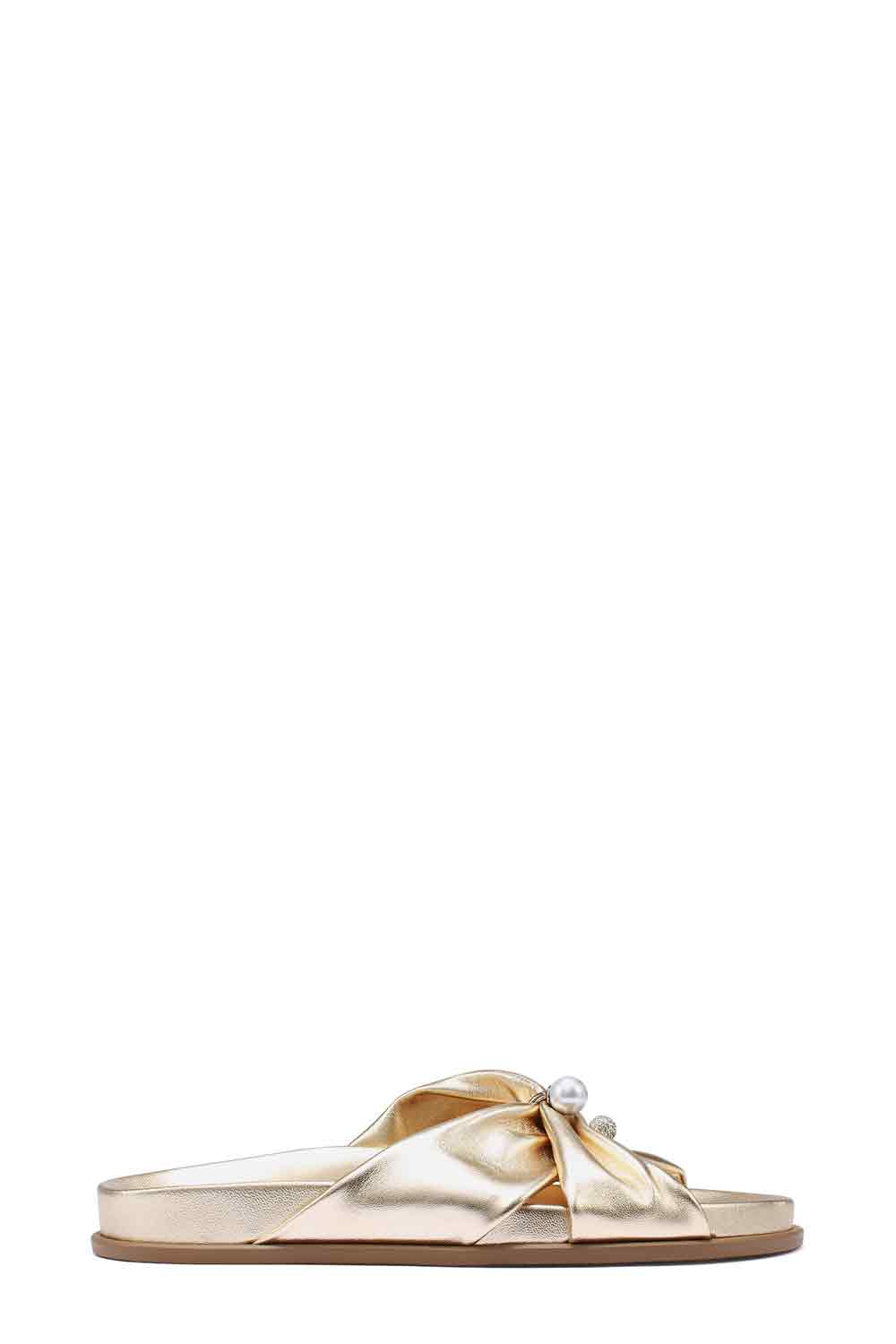 Rafi Flat-GOLD-37-SHOESANDAL-JIMMY CHOO