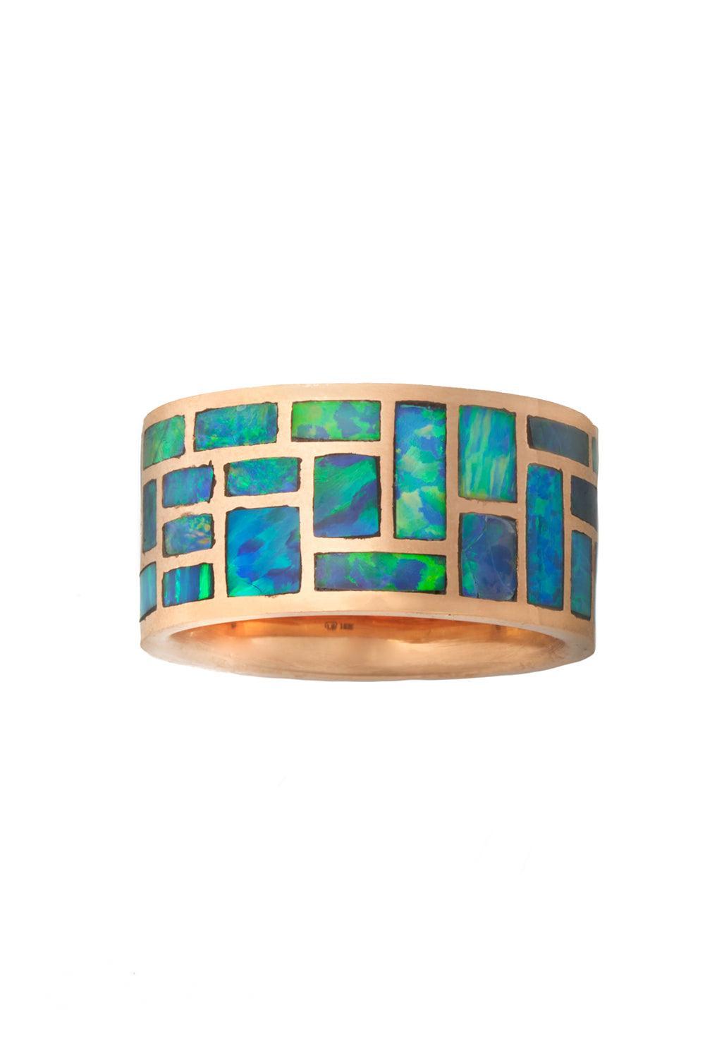 Opal All Inlay Ring-ROSE GOLD-7.5-JEWELRYFINE JEWELRING-MARLA AARON