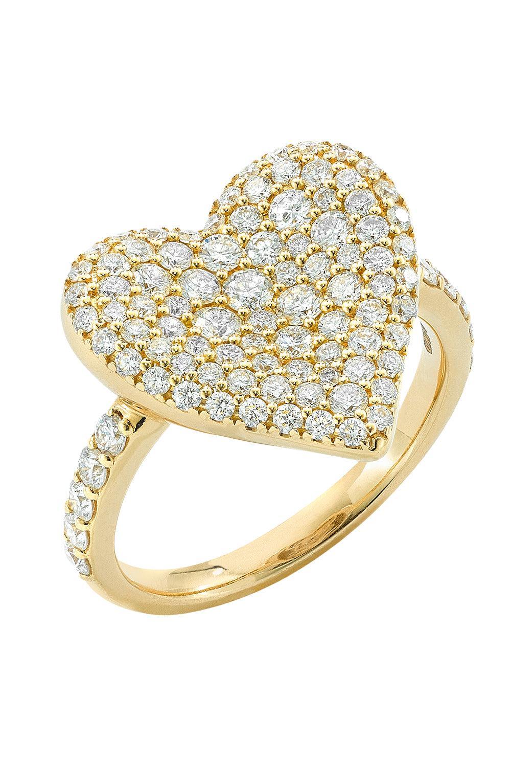 Diamond Fortune Heart Ring-YELLOW GOLD-5.25-JEWELRYFINE JEWELRING-ROBINSON PELHAM