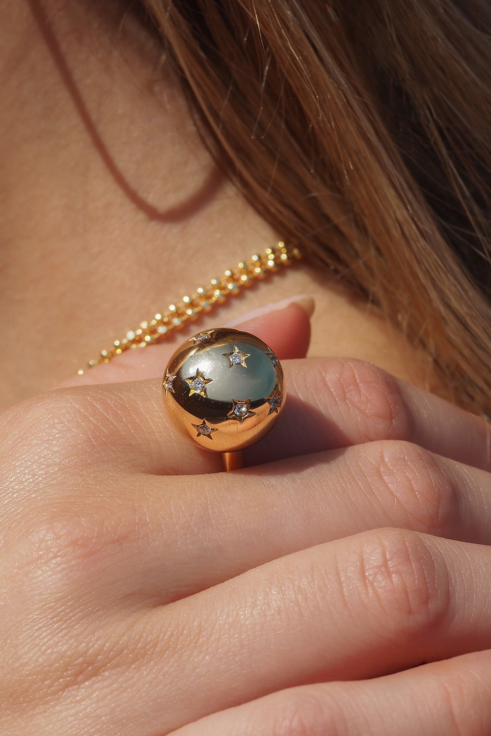 Diamond Lucky Stars Ring