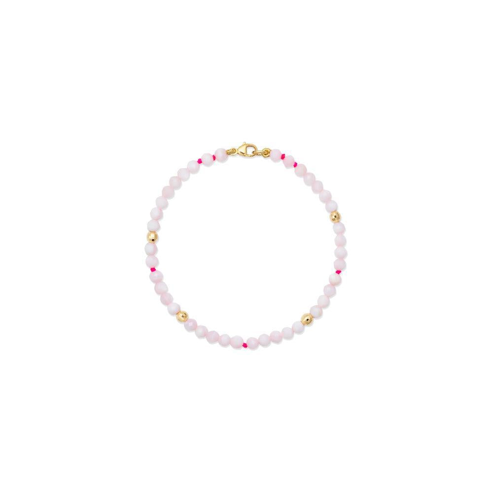 Blanc Utopia Beaded Bracelet-YELLOW GOLD-7-JEWELRYFINE JEWELBRACELET O-ROBINSON PELHAM
