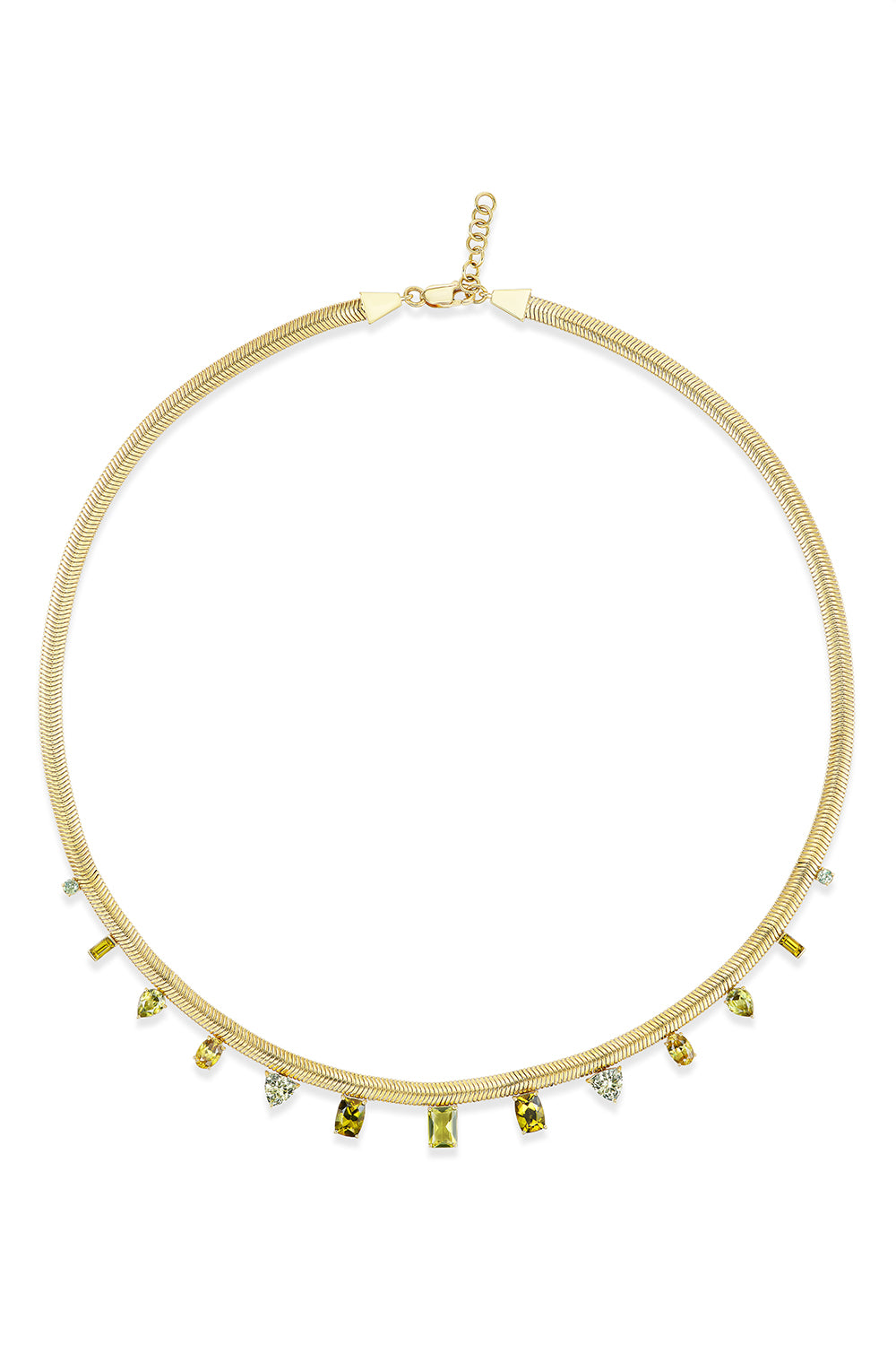 Mossy Way Snake Collar Necklace