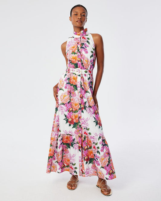 Biba Dress - Peony Drip-FLORAL-2-CLOTHINGDRESSCASUAL-BORGO DE NOR