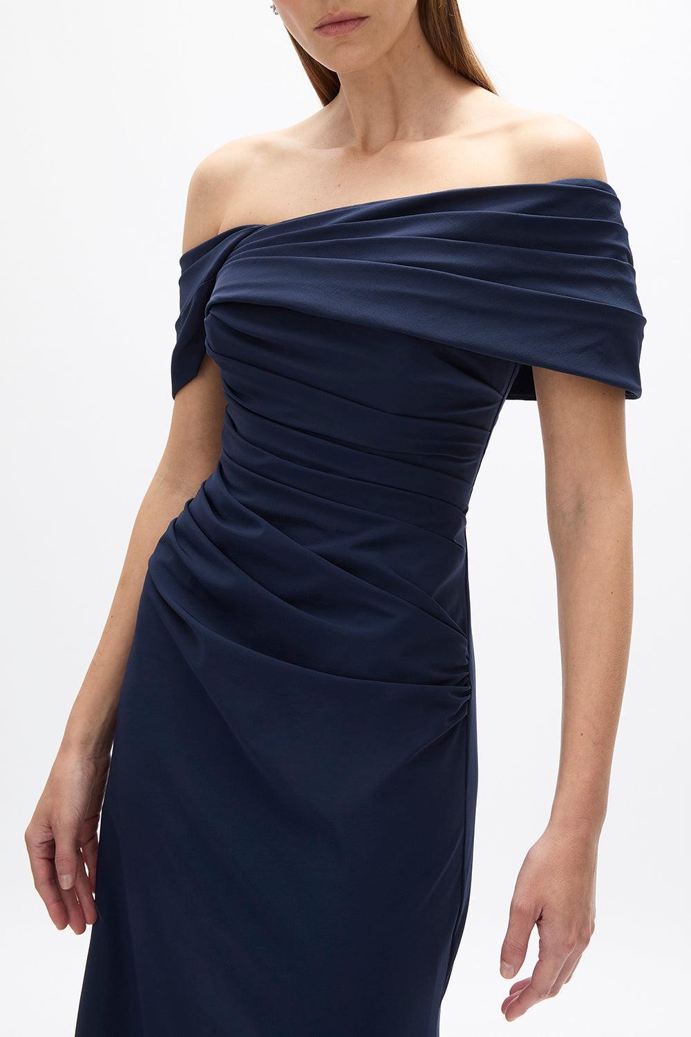 Gale Dress-NAVY-2-CLOTHINGDRESSCOCKTAIL-RACHEL GILBERT
