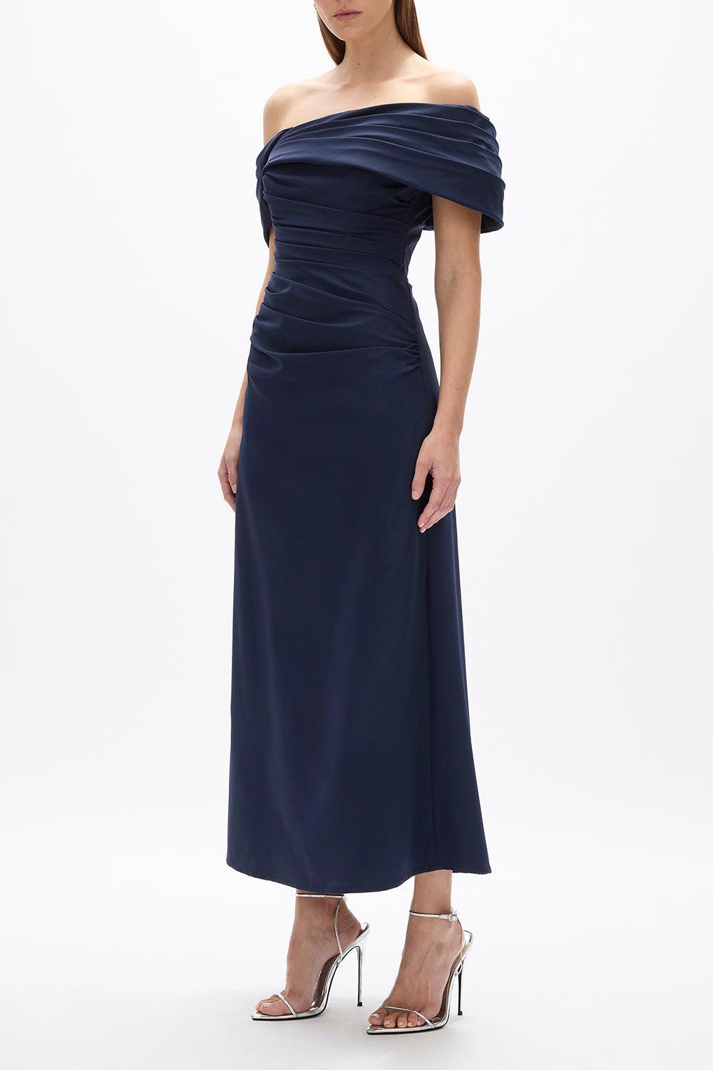 Gale Dress-NAVY-2-CLOTHINGDRESSCOCKTAIL-RACHEL GILBERT