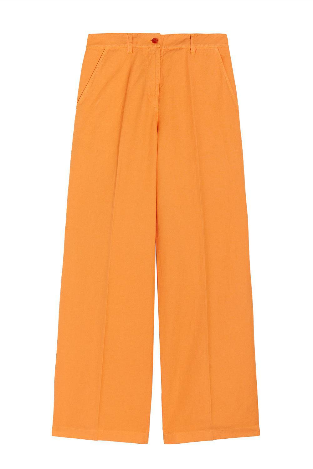 WIDE LEG PANT-ORANGE-38-CLOTHINGPANTWIDE LEG-ASPESI