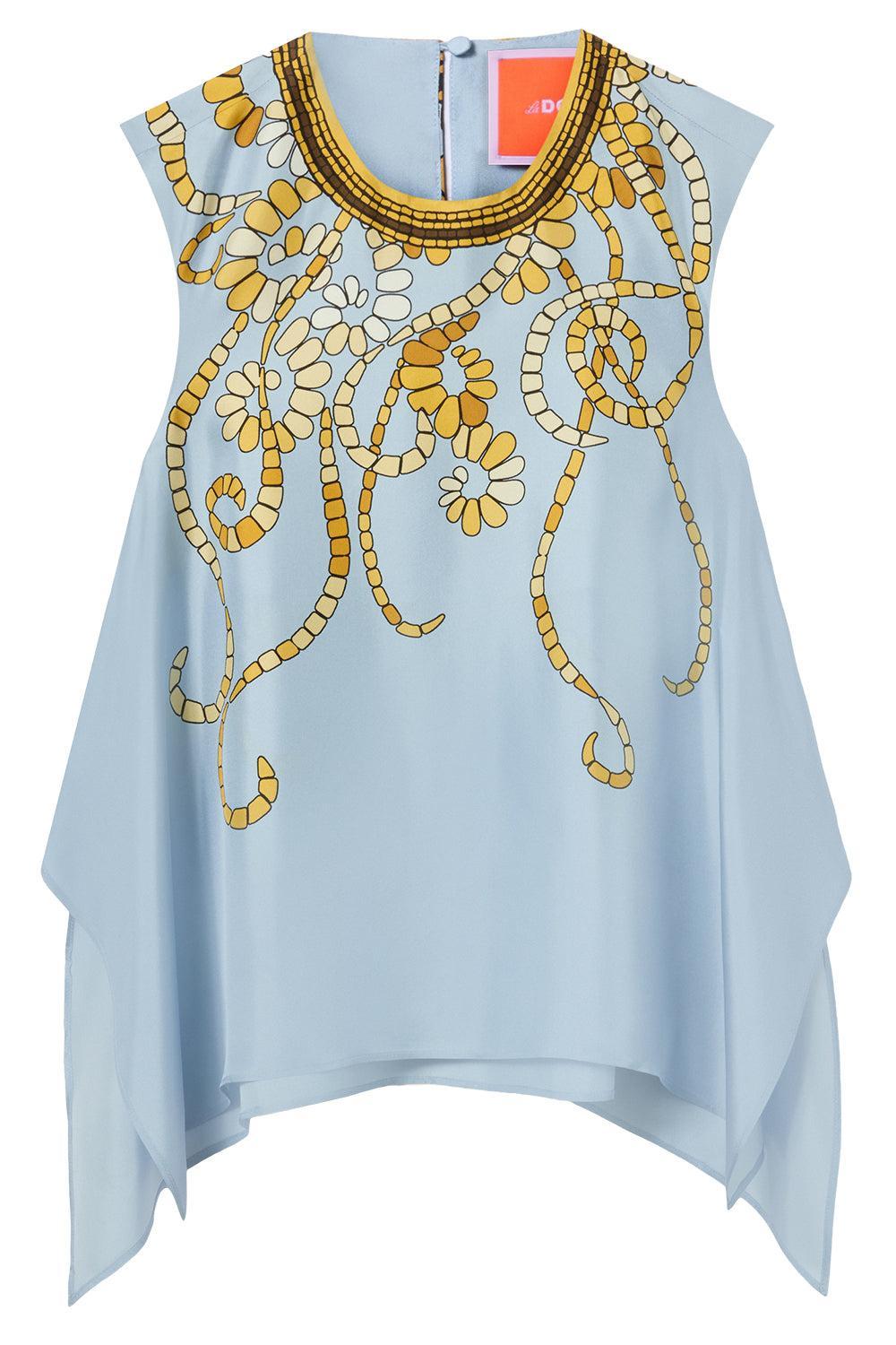 San Carlo Top - Oceania Placée-COASTAL-38-CLOTHINGTOPBLOUSE-LA DOUBLEJ