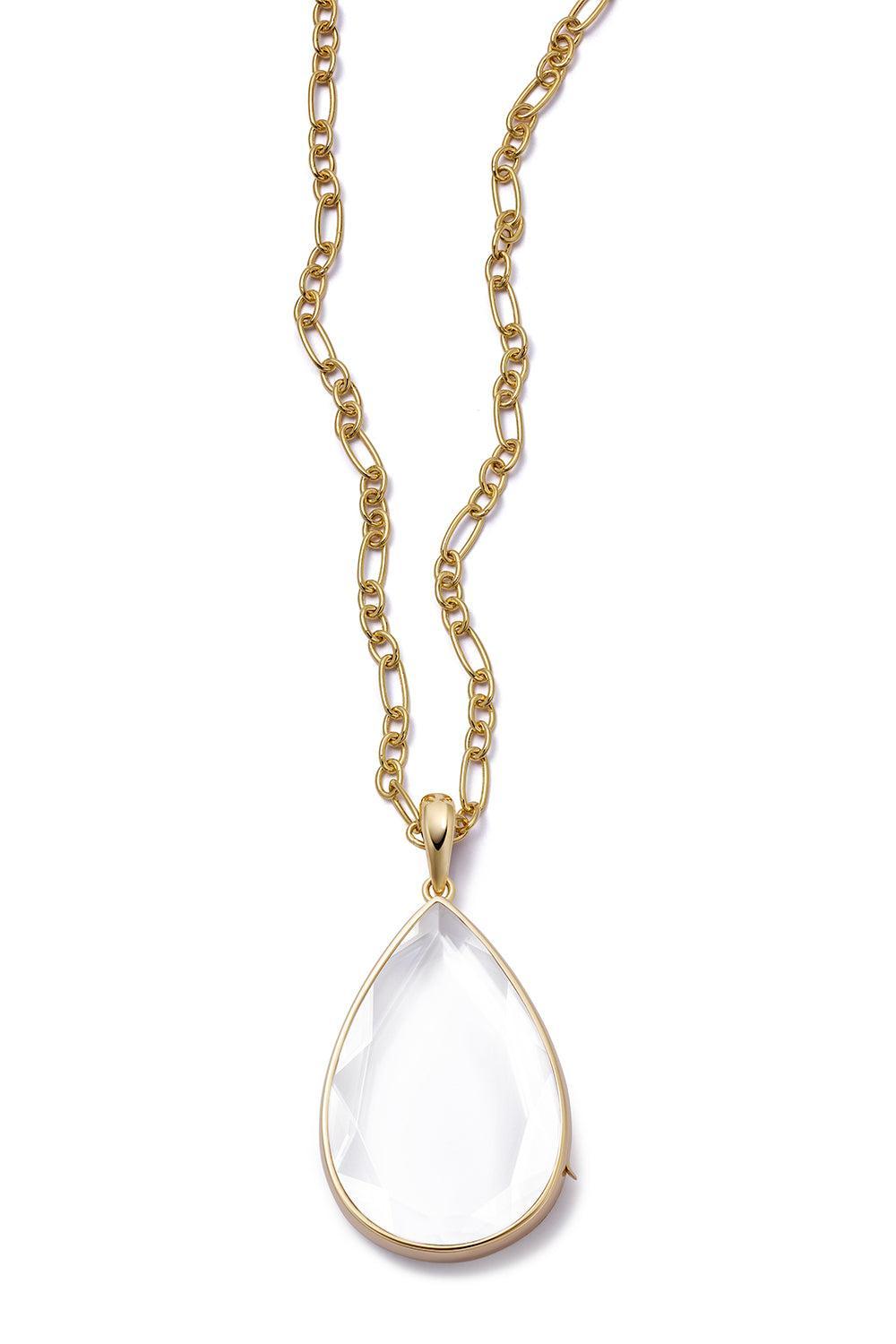 Nova Teardrop Locket Necklace-YELLOW GOLD-22-JEWELRYFINE JEWELNECKLACE O-LOQUET