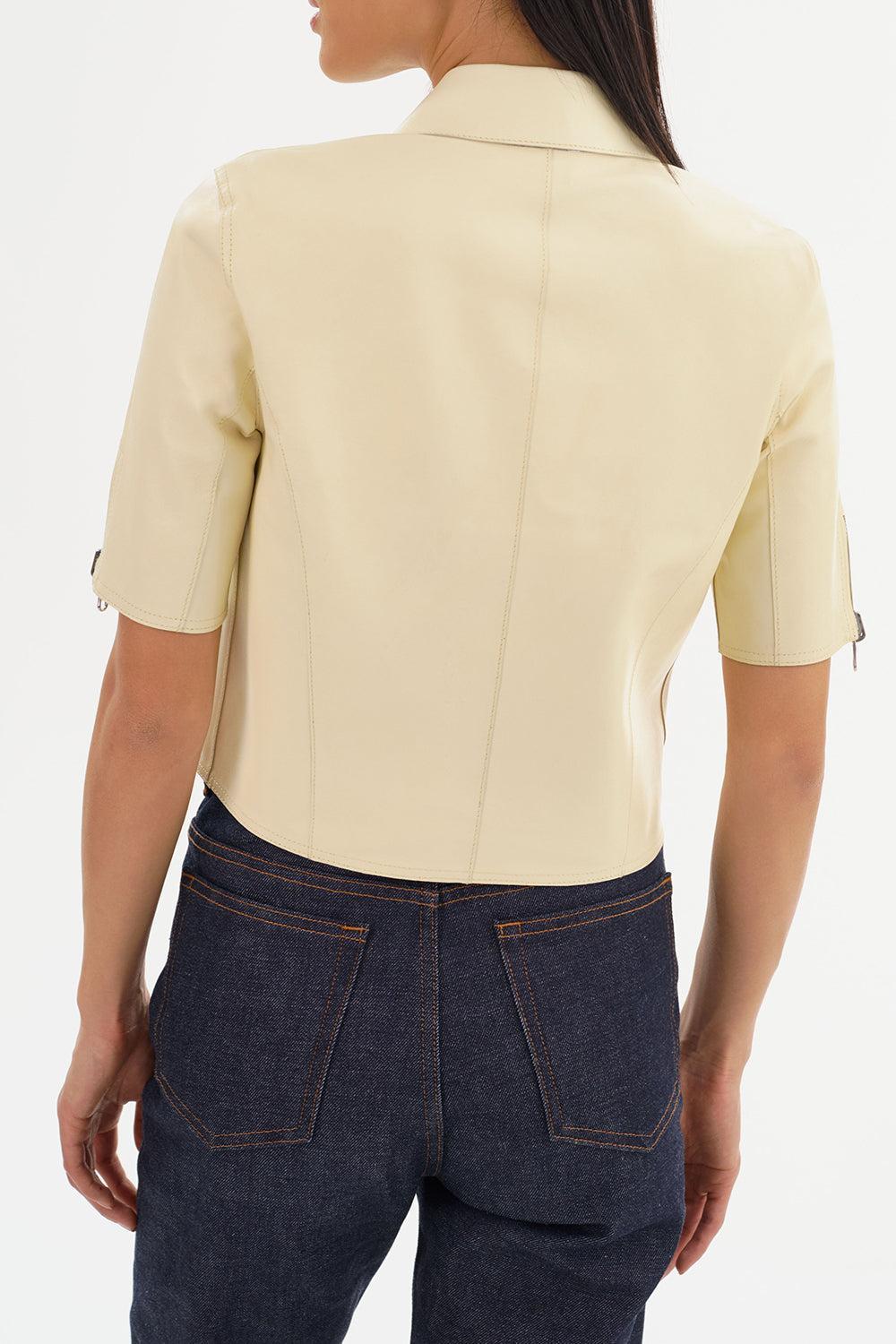 Sevana Jacket-LMN/SLV-XS-CLOTHINGJACKETLEATHER-LAMARQUE