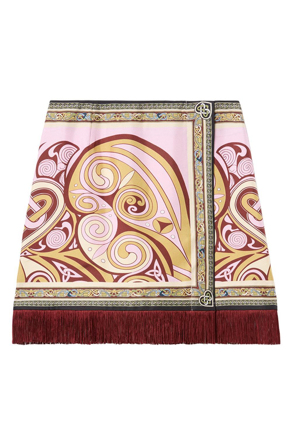 Mini Foulard Skirt-NOVELTY-38-CLOTHINGSKIRTMINI-LA DOUBLEJ