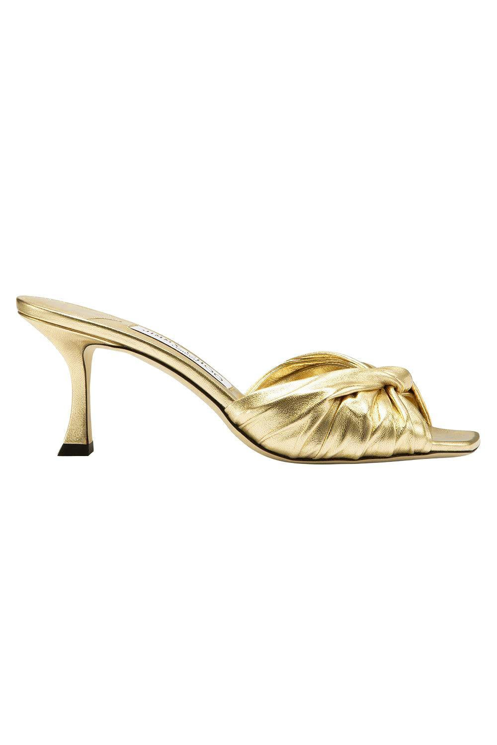 Skye Twist Mule 70-GOLD-36.5-SHOEMULE-JIMMY CHOO