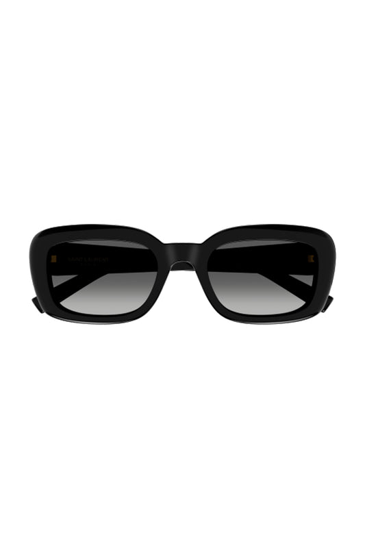 Rectangle Pillow Sunglasses-BLACK-ACCESSORIESUNGLASSES-SAINT LAURENT