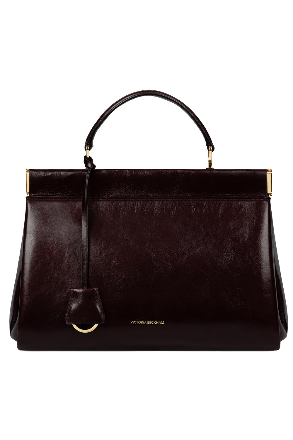 Sloane Frame Bag - Dark Burgundy-RED-HANDBAGTOP HANDLE-VICTORIA BECKHAM