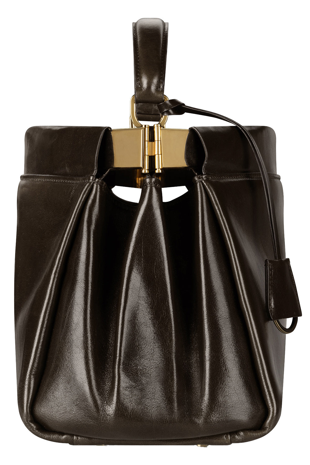 Sloane Frame Bag - Dark Olive-GREEN-HANDBAGTOP HANDLE-VICTORIA BECKHAM