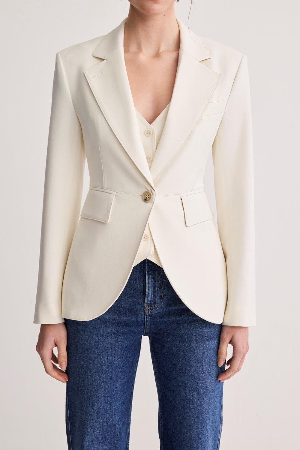Seamed Blazer