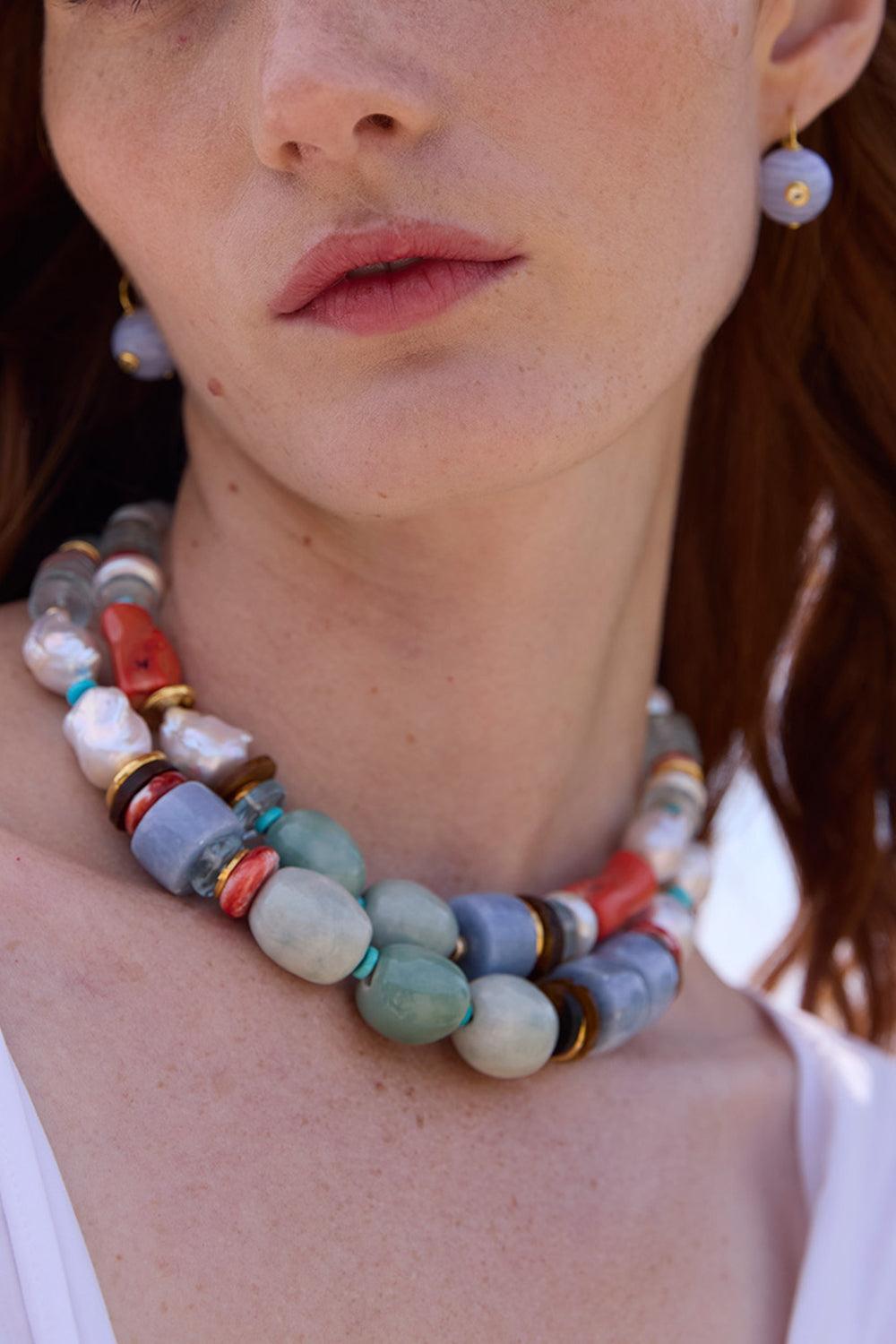 Cosmo Ariel Necklace-MULTI-JEWELRYBOUTIQUENECKLACE O-LIZZIE FORTUNATO