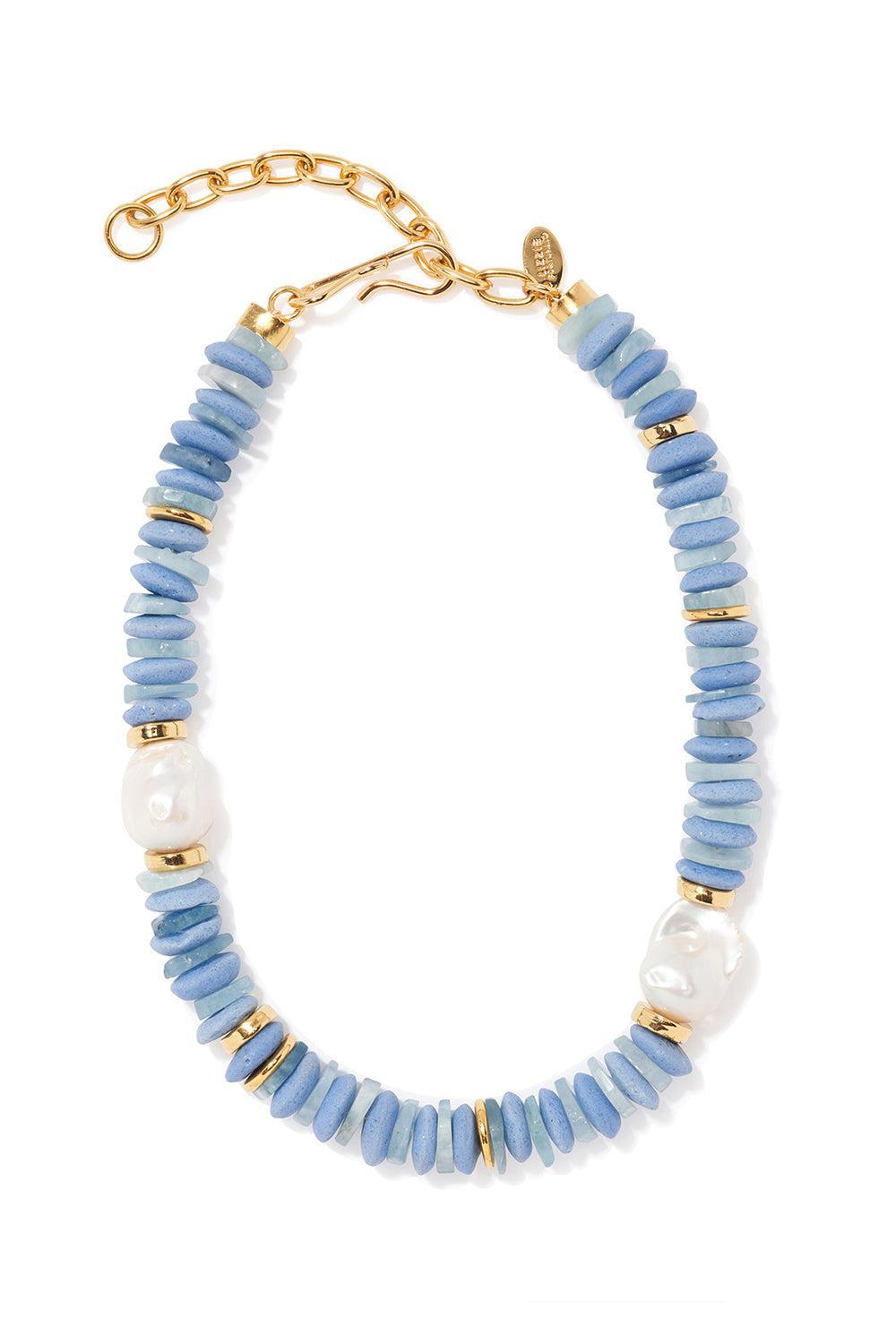 Umi Necklace-LTBLUE-JEWELRYBOUTIQUENECKLACE O-LIZZIE FORTUNATO
