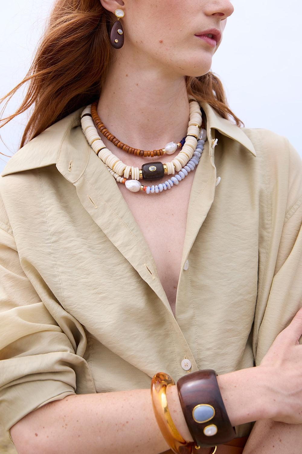 Coastline Cabana Necklace-MULTI-JEWELRYBOUTIQUENECKLACE O-LIZZIE FORTUNATO