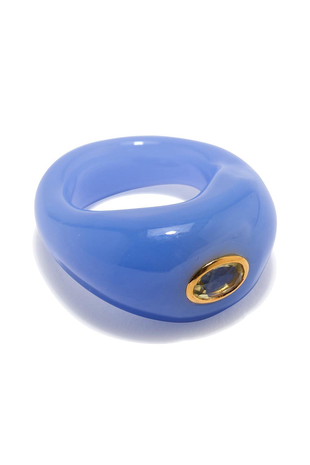 Cornflower Monument Ring-PURPLE-7-JEWELRYBOUTIQUERING-LIZZIE FORTUNATO