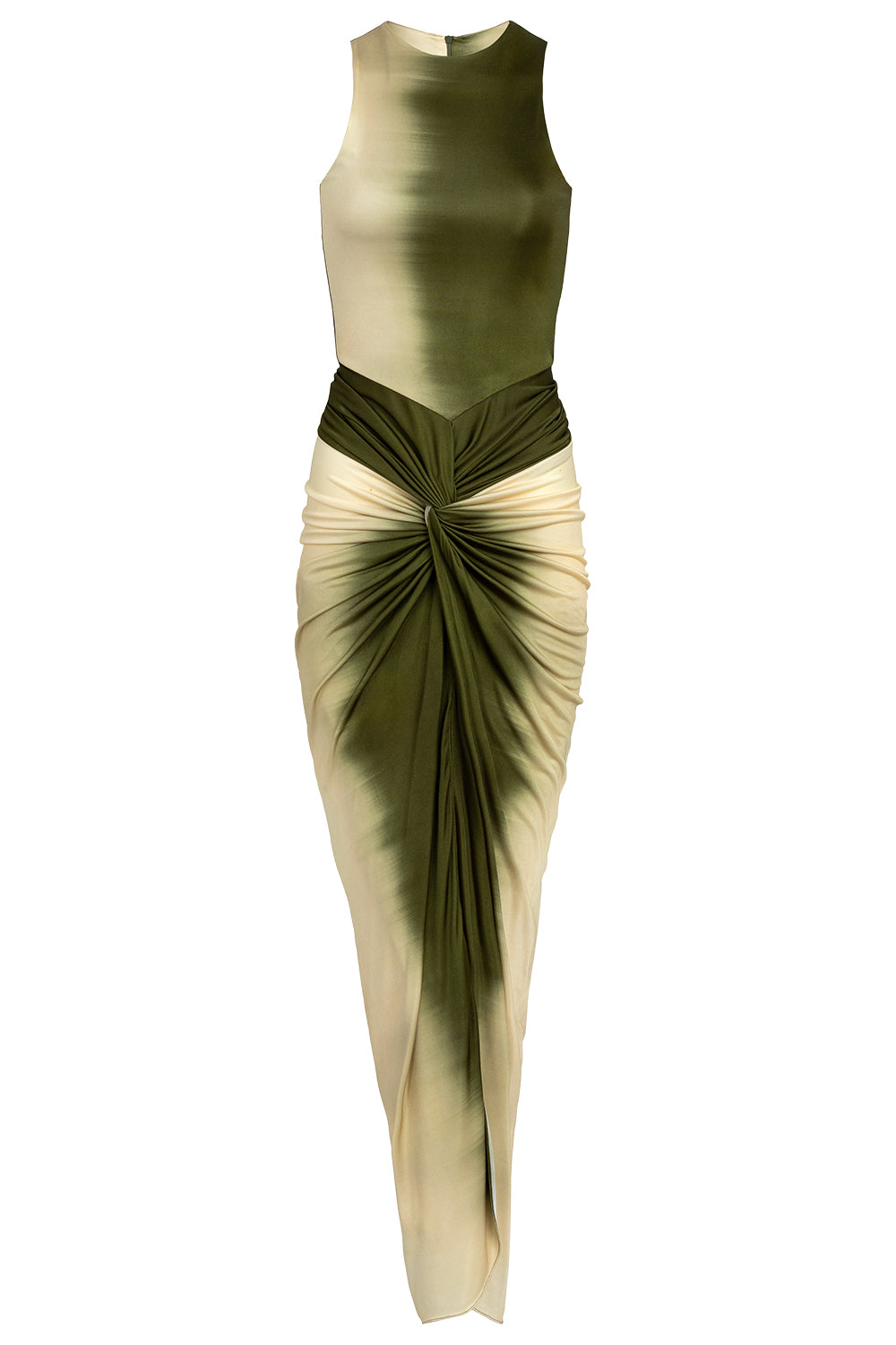 Leni Dress - Green Mirange