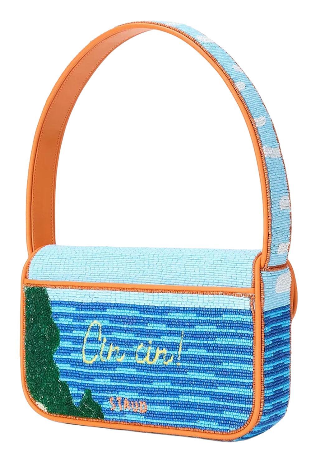 Tommy Beaded Bag - Sunset Spritz-NOVELTY-HANDBAGTOP HANDLE-STAUD