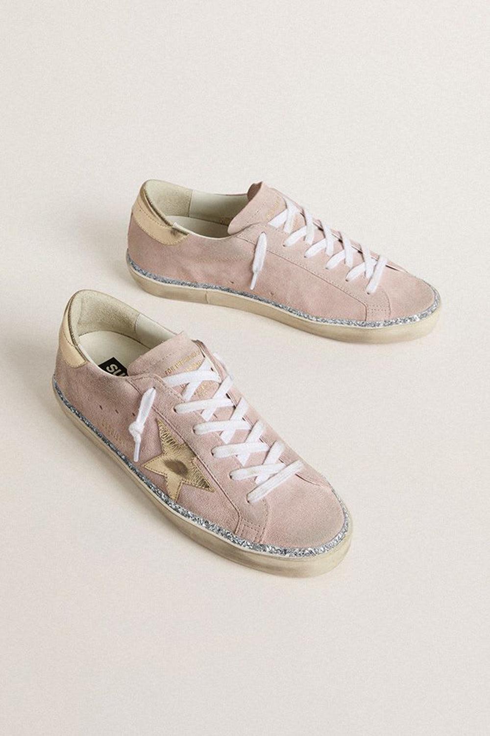 Super Star Glitter Sneaker - Pink Platinum-PNK/PLTN-35-SHOESNEAKER-GOLDEN GOOSE