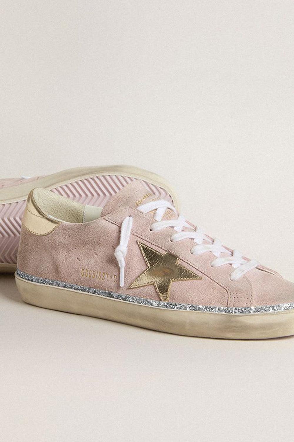 Super Star Glitter Sneaker - Pink Platinum-PNK/PLTN-35-SHOESNEAKER-GOLDEN GOOSE