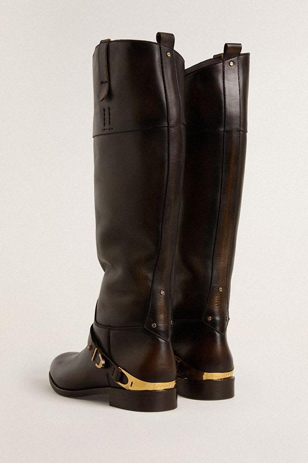 Charlie Boot-DKBRNBG-37-SHOEBOOT-GOLDEN GOOSE