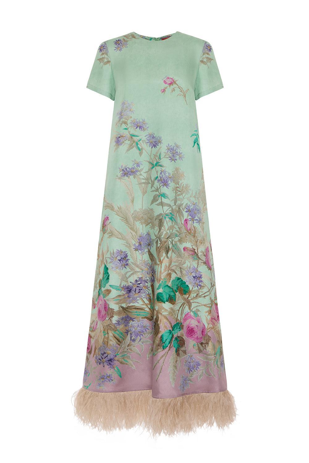 Swing Dress - Heath Feathers-HEATHPLC-XS-CLOTHINGDRESSCASUAL-LA DOUBLEJ
