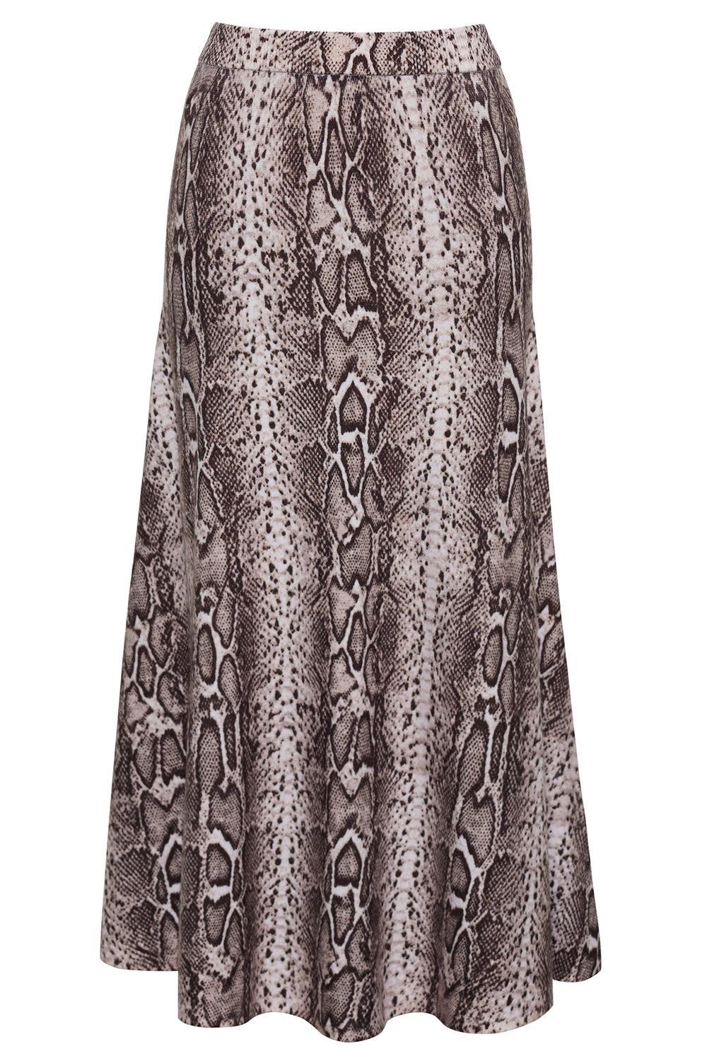 Sandra Skirt-BROWN-XS-CLOTHINGSKIRTMIDI-CARA CARA