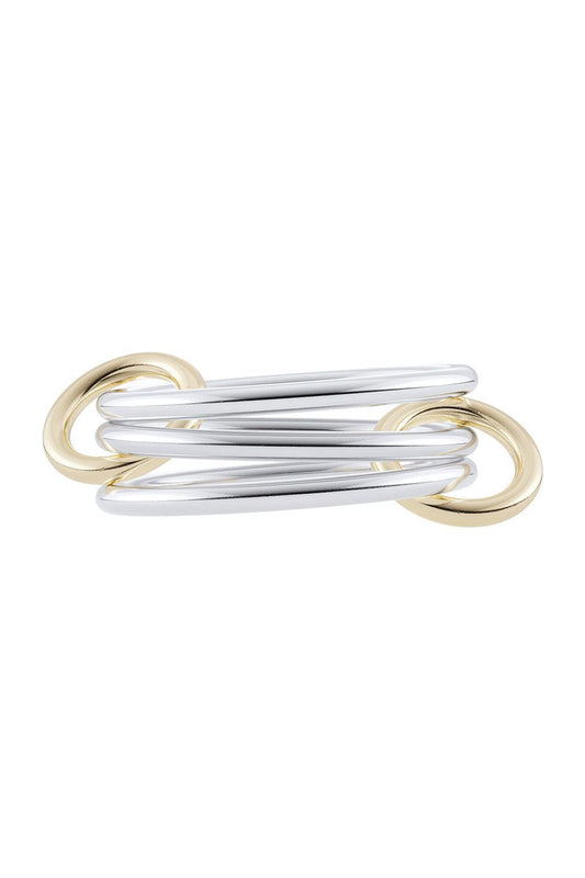 Three Link Solarium SG Ring-SILVER-5.5-JEWELRYFINE JEWELRING-SPINELLI KILCOLLIN