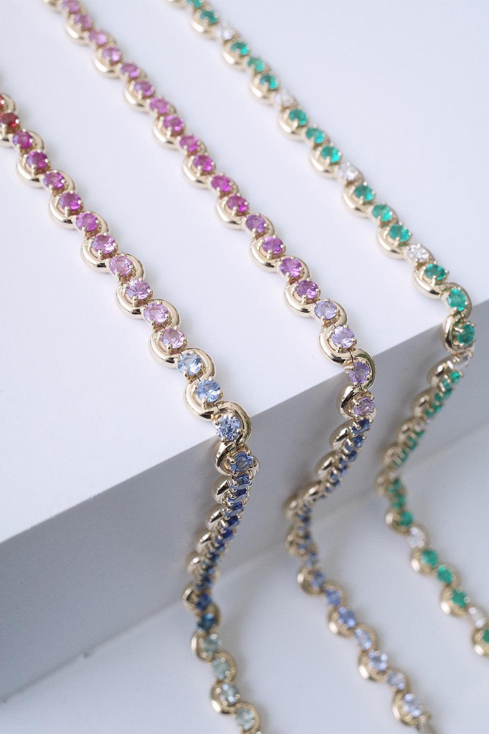Edessa Mist Tennis Bracelet-YELLOW GOLD-6.5-JEWELRYFINE JEWELBRACELET O-STATE PROPERTY