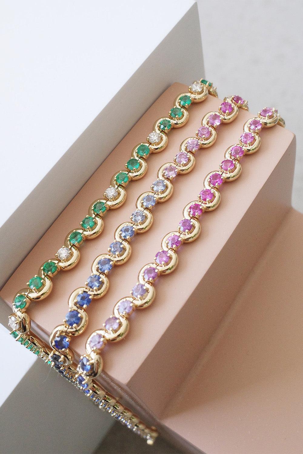 Edessa Mist Tennis Bracelet-YELLOW GOLD-6.5-JEWELRYFINE JEWELBRACELET O-STATE PROPERTY
