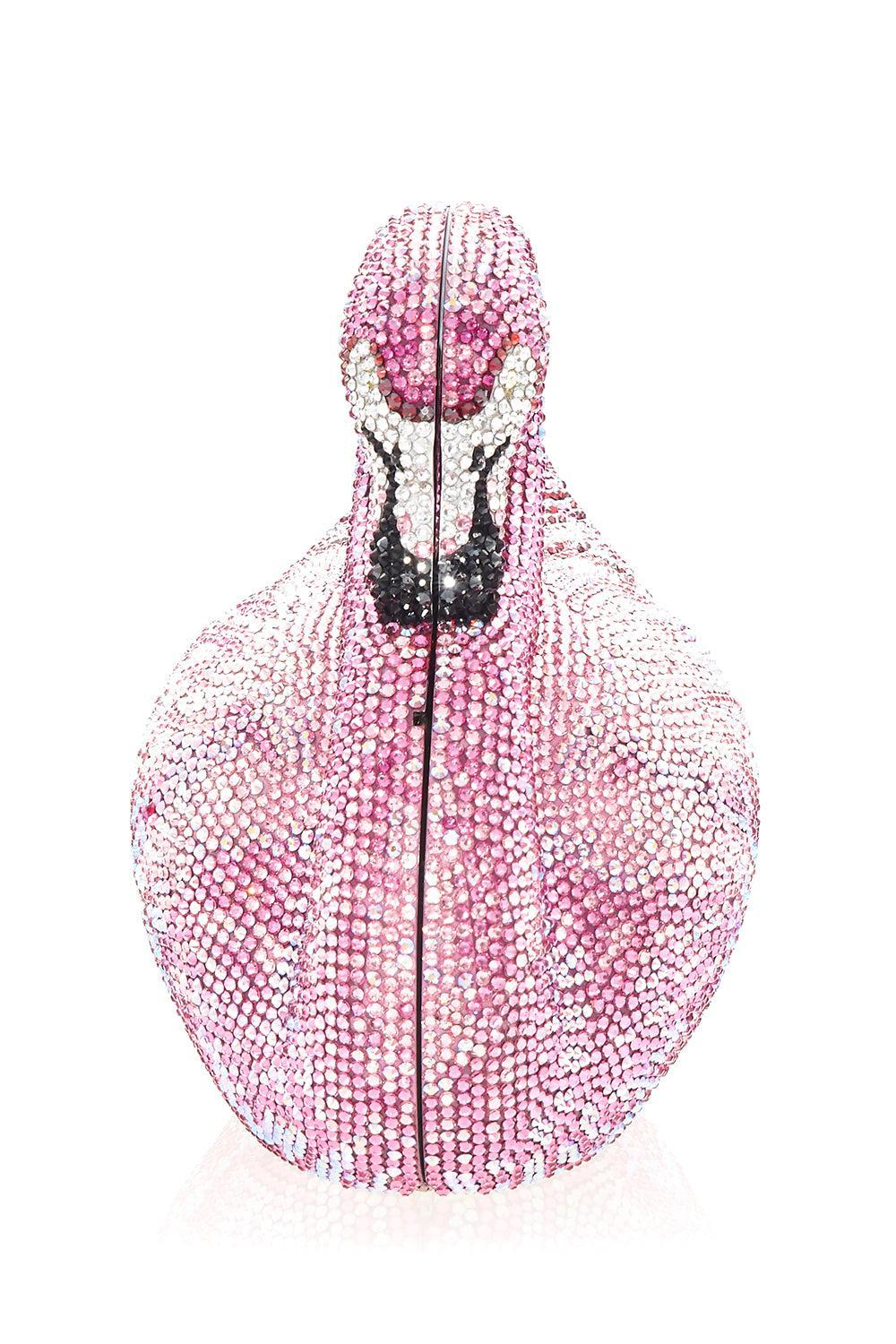 Swan Flamingo Bag-PINK-O/S-HANDBAGEVENING-JUDITH LEIBER