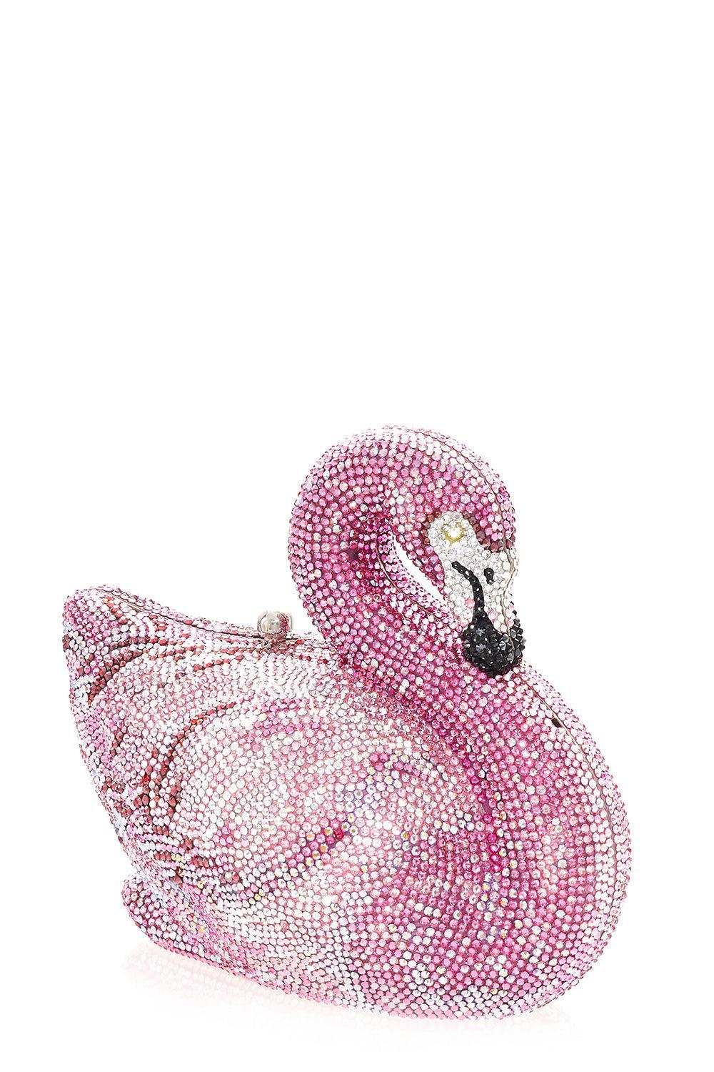 Swan Flamingo Bag-PINK-O/S-HANDBAGEVENING-JUDITH LEIBER