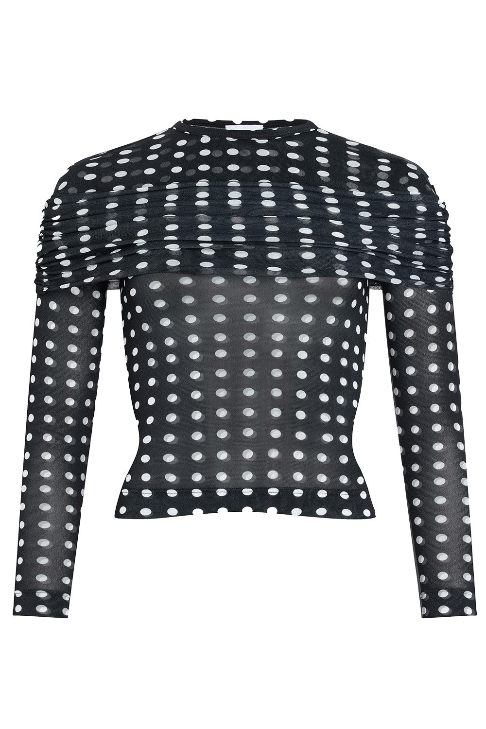 Long Sleeve Blouse-BLUE-36-CLOTHINGTOPBLOUSE-PATOU