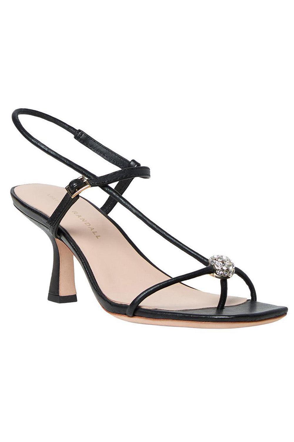 Triana Sandal - Black / Crystal-BLACK-6-SHOESANDAL-LOEFFLER RANDALL