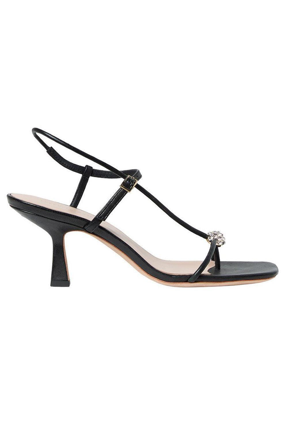 Triana Sandal - Black / Crystal-BLACK-6-SHOESANDAL-LOEFFLER RANDALL