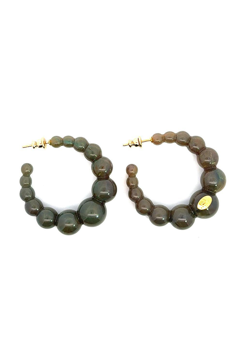 Small Andy Hoop Earrings-GREY-JEWELRYBOUTIQUEEARRING-GAS BIJOUX