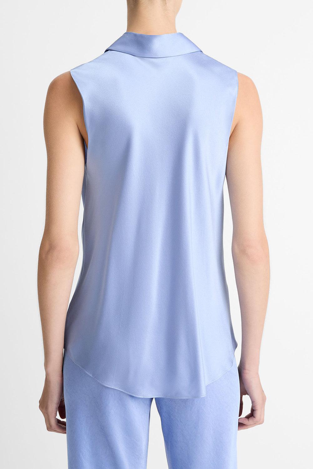 SLEEVELESS BIAS SHIRT-PACOPAL-XS-CLOTHINGTOPBLOUSE-VINCE
