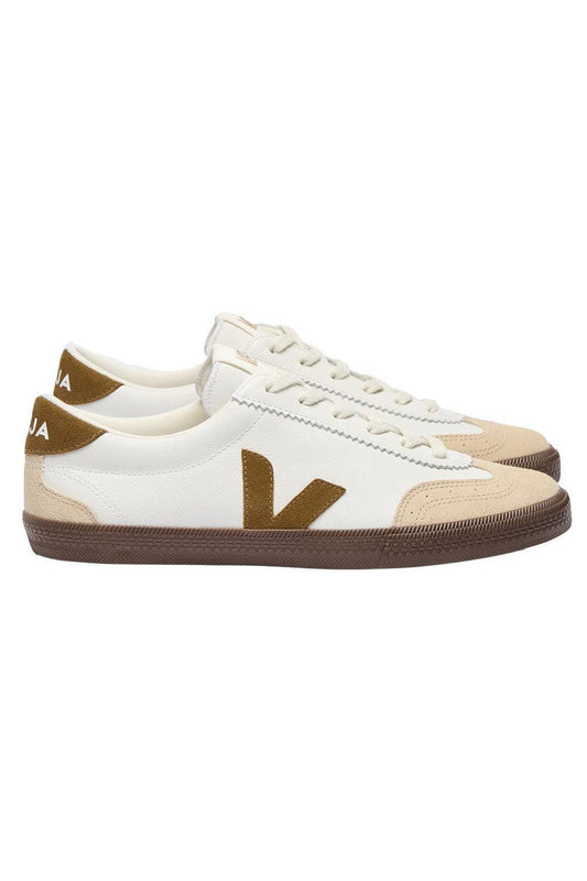 Volley Sneaker - White Tent Bark-WHITE-36-SHOESNEAKER-VEJA