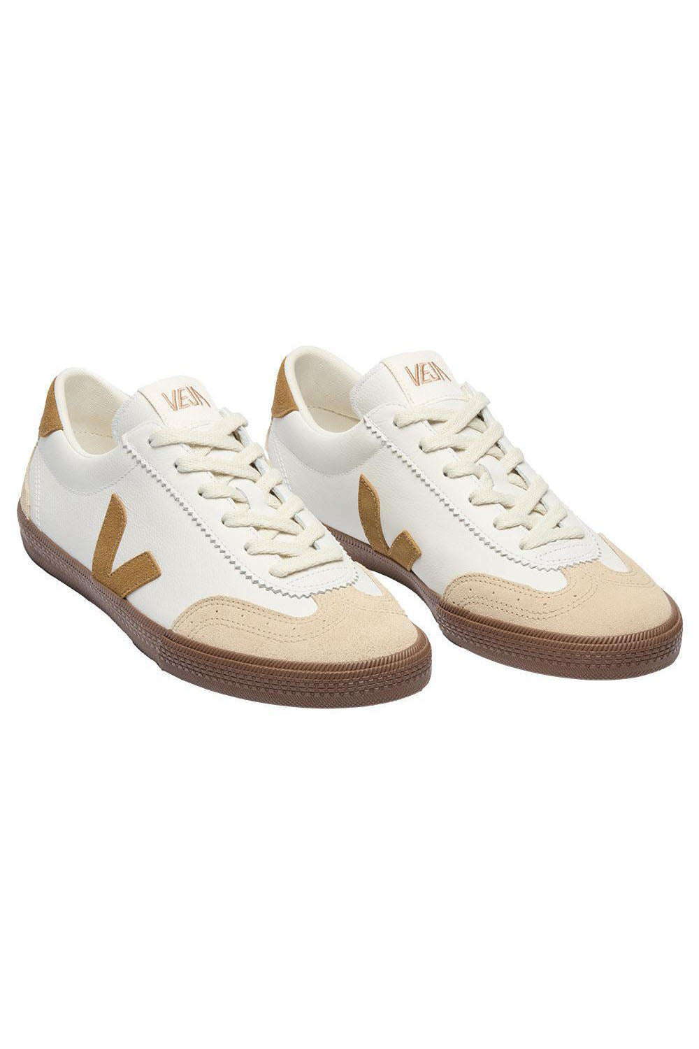 Volley Sneaker - White Tent Bark-WHITE-36-SHOESNEAKER-VEJA