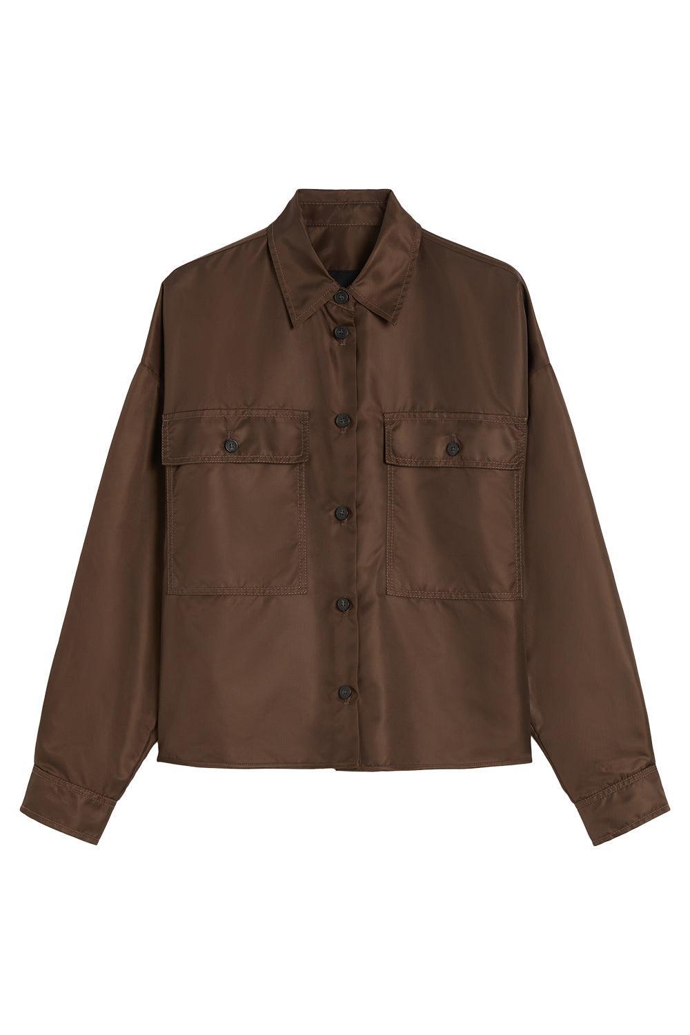 Vivettta Raincoat-CHOCOLATE-4-CLOTHINGJACKETCASUAL-MAX MARA