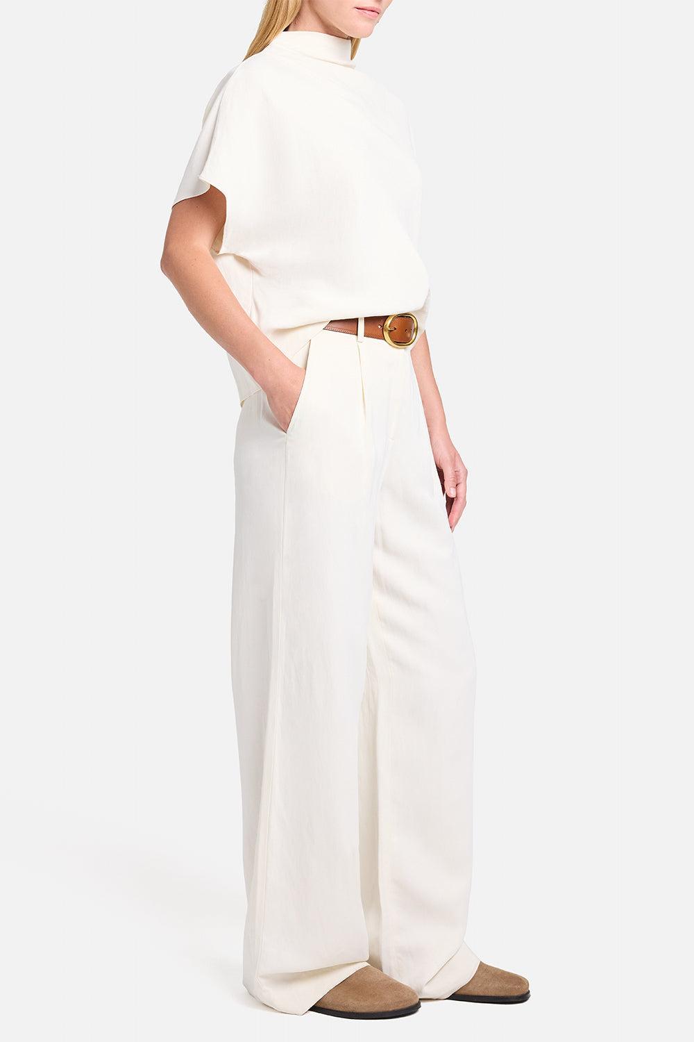 Mock Neck Tee-CREAM-XS-CLOTHINGTOPT-SHIRT-TWP