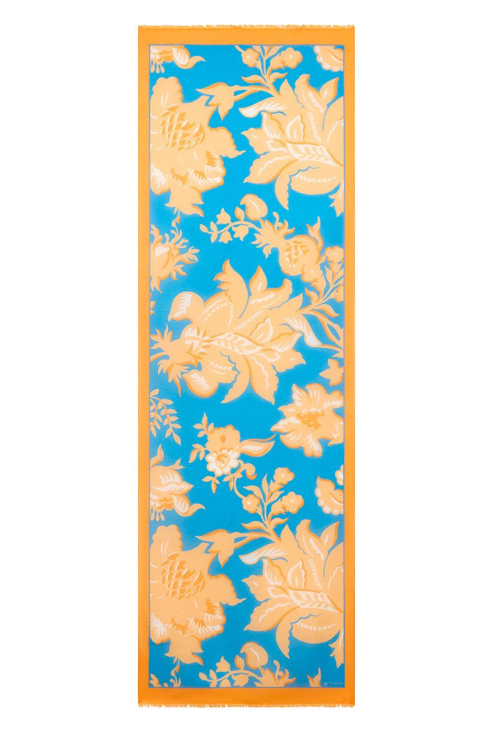 Printed Tosca Scarf - Blue Print-PRINTBLU-O/S-ACCESSORIESCARVES-ETRO