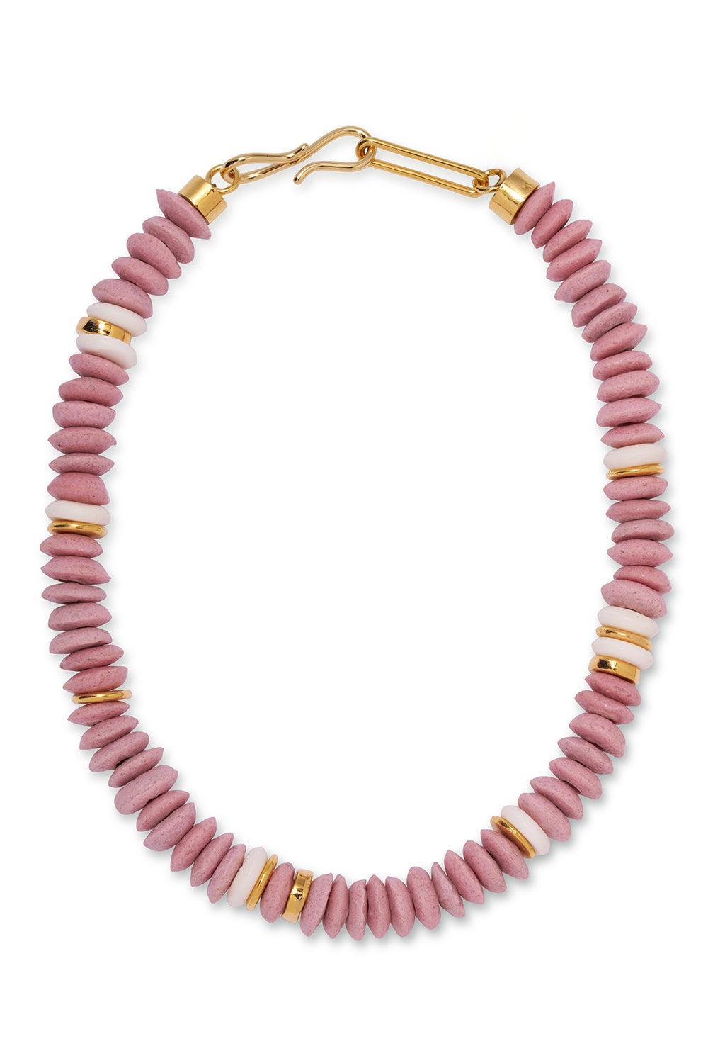Rose Pink Laguna Necklace-ROSEPINK-JEWELRYBOUTIQUENECKLACE O-LIZZIE FORTUNATO