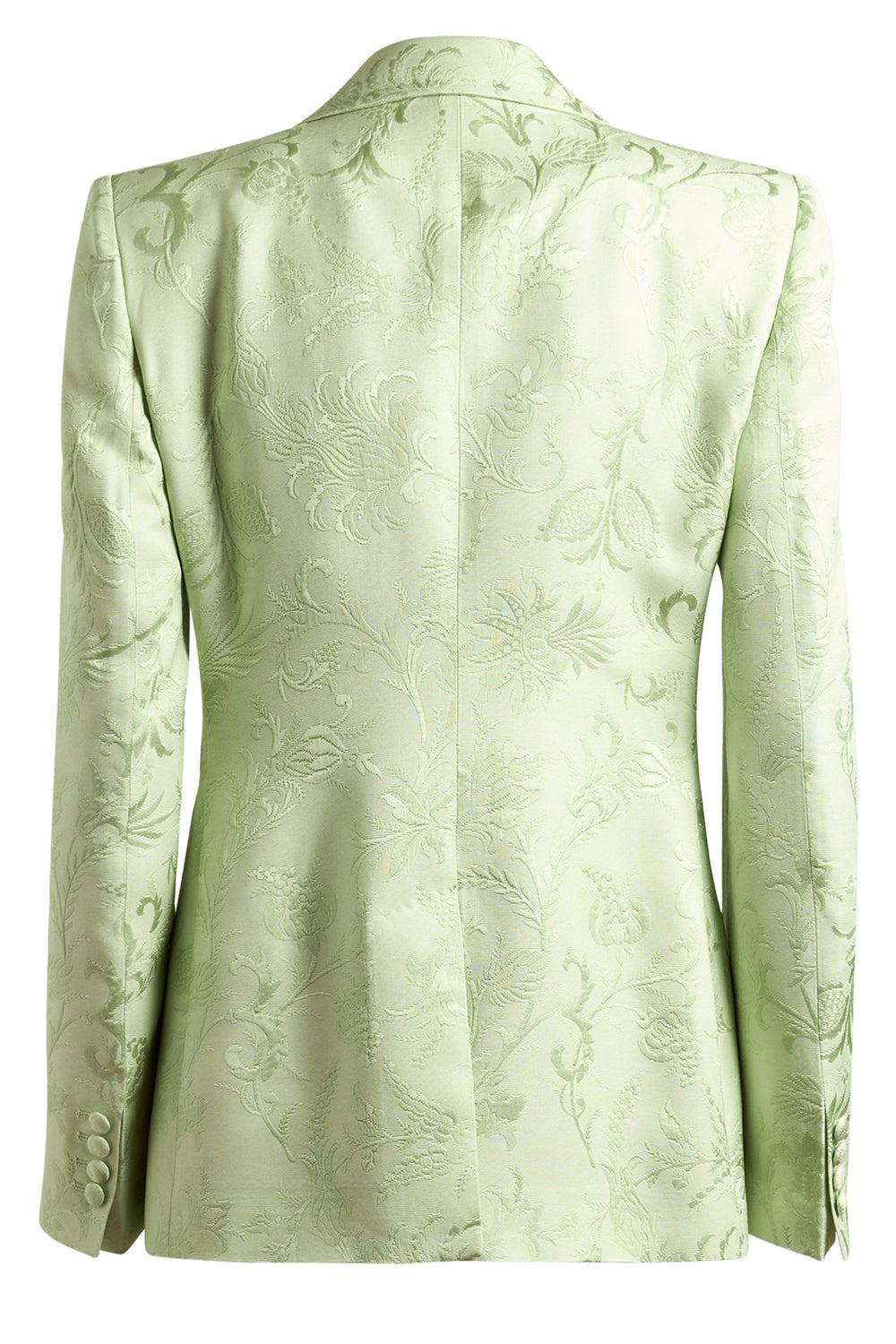 Fitted Jacket With Peak Lapel-LT GREEN-42-CLOTHINGJACKETBLAZERS-ETRO