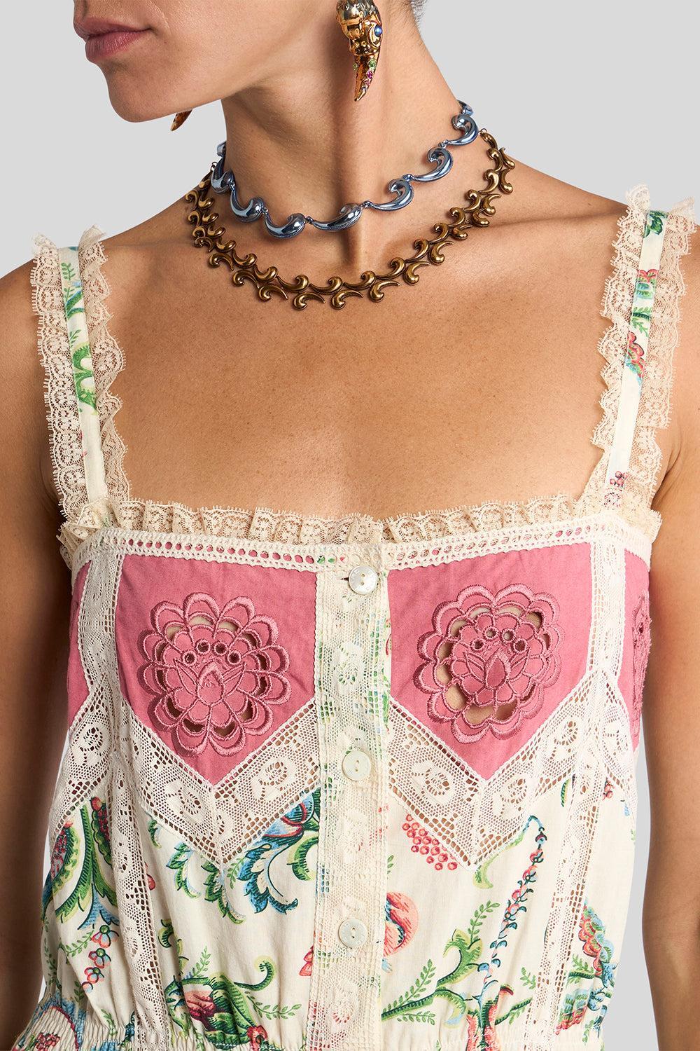 Apron Midi Dress-IVORMULT-40-CLOTHINGDRESSCASUAL-ETRO
