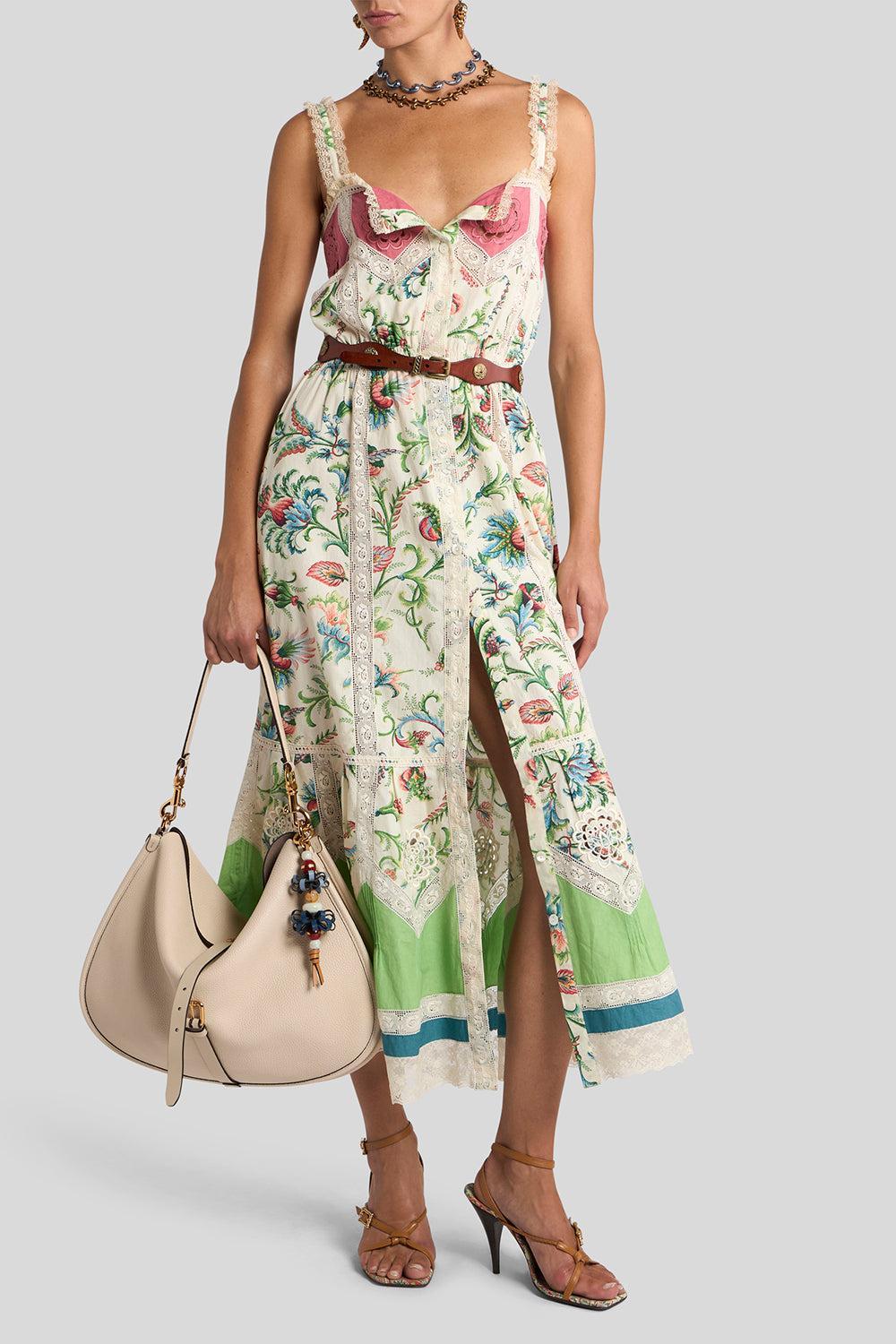 Apron Midi Dress-IVORMULT-40-CLOTHINGDRESSCASUAL-ETRO